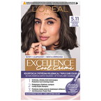 Loreal Excellence Cool Creme Farba do włosów - 5.11 Ultrapopielaty Jasny Brąz 192ml