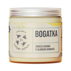 Mydlarnia Cztery Szpaki Świeca sojowa o słodkim aromacie - bogatka