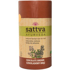 Sattva Ayurveda Naturalna ziołowa farba henna do włosów - Czekoladowy brąz 150g