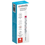 Controly Termometr klasyczny szklany bezrtęciowy z lupą