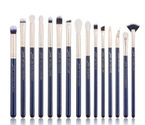 Jessup T477 Zestaw 15 pędzli do makijażu Prussian blue/golden