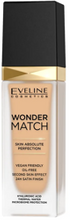 Eveline Cosmetics Wonder Match luksusowy podkład dopasowujący się do skóry 11 Almond 30ml