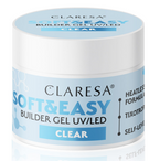 CLARESA Builder Gel UV/LED SOFT&EASY Żel budujący Clear 90g