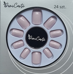 Deni Carte Tipsy Sztuczne Paznokcie 9524 Cocoa Shake 24szt+klej 2g