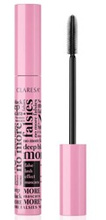 Claresa No More Falsies pogrubiający tusz Efekt Sztucznych Rzęs Deep Black 10ml
