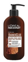 Loreal MEN BARBERCLUB Żel do mycia brody, twarzy i włosów 200ml