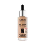 Eveline Liquid HD Drops Podkład matujący do twarzy - 060 SUNNY BEIGE 30ml