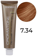Montibello Cromatone Re-Cover Krem koloryzujący do włosów anti-age 7.34 Caramel Gold 60g