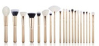 Jessup T402 Zestaw 20 pędzli do makijażu Golden/rose gold
