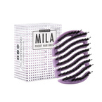 Sister Young Mila Pocket Hair Brush Mini szczotka do rozczesywania włosów z włosiem z dzika LIL1102 - Fioletowa