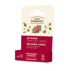 Green Pharmacy Lip Balm Balsam do ust SPF10 - Brusznica i żurawina 3,6g