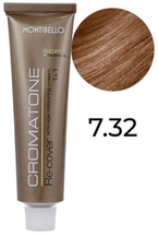 Montibello Cromatone Re-Cover Krem koloryzujący do włosów anti-age 7.32 Cinnamon Gold 60g
