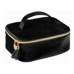 Inter Vion Killys Black Velvet Kuferek kosmetyczny z rączką 23x9x15,5cm