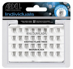 Ardell Individuals Trio Sztuczne rzęsy, potrójne kępki z węzełkami - MEDIUM BLACK 32 sztuki