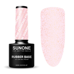SunOne  Rubber Base Kauczukowa baza hybrydowa Pink Diamond #16 5g