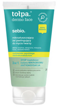 Tołpa Dermo Face Sebio  Mikrozłuszczający żel peelingujący do mycia twarzy, 150 ml