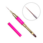 Clavier Pędzelek Dwustronny do Zdobień Żelu 10m/12mm nr 012