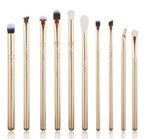 Jessup T412 Zestaw 10 pędzli do makijażu Golden/Rose gold
