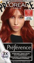 Loreal Preference Vivid Colors Farba do włosów - 5.664 Cherry Red (2x60ml + 54ml)