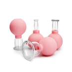 Deni Carte Bańki chińskie próżniowe do masażu twarzy i ciała MIX - 4 sztuki