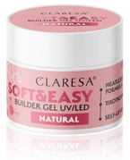 CLARESA Builder Gel UV/LED SOFT&EASY Żel budujący Natural 12g