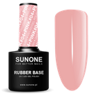 SunOne  Rubber Base Kauczukowa baza hybrydowa Pink #04 12g