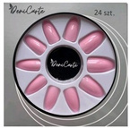 Deni Carte Tipsy 6680 24szt+klej 2g Żelowe PINK NUDE