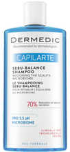 Dermedic Capilarte Szampon Sebu-Balance przywracającego równowagę mikrobiomu skóry nadmiernie przetłuszczających się 300ml