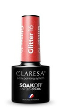 CLARESA Lakier hybrydowy Glitter 16 5g