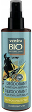 Venita Bio Natural Care Men 24h Sport Protection Ochronny dezodorant do ciała i stóp stóp dla mężczyzn 100% naturalny - Ałun 100ml