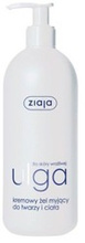 Ziaja ULGA Dla skóry wrażliwej, Kremowy żel myjący do twarzy i ciała, 400ml