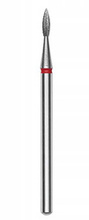 Staleks Pro Expert Frez diamentowy - płomień ostry czerwony 1,8/8mm FA11R018/8