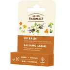 Green Pharmacy Lip Balm Balsam do ust intensywnie odżywczy SPF10 - Miód i wanilia