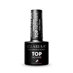 CLARESA TOP NO WIPE GLITTER SILVER Bez przemywania do lakierów hybrydowych UV/LED 5g