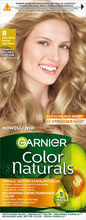 GARNIER Color Naturals Creme Farba do włosów - 8 Jasny blond 112ml