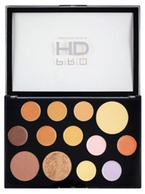 Makeup Revolution Pro HD The Works Palette Medium/Dark Paleta do konturowania twarzy