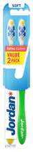 Jordan Total Clean Szczoteczka do zębów - SOFT (2 sztuki)