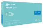Mercator Nitrylex Green Rękawiczki nitrylowe bezpudrowe - rozm. M 100szt