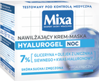 Mixa Hyalurogel Noc Nawilżający krem-maska - skóra sucha i zmęczona 50ml
