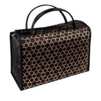 Top Choice Arabesque Kosmetyczka damska 29x20x14,5cm- Czarno-złota