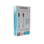 Controly Wymienne końcówki do szczoteczki sonicznej Białe - Twarde (2sztuki)