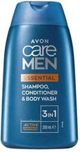 Avon Care Men Essential 3w1 szampon, odżywka, żel do mycia ciała 200ml