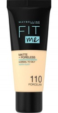 Maybelline Fit Me Podkład matujący do twarzy - 110 Porcelain 30ml