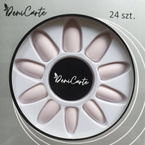 Deni Carte Tipsy 24szt+klej 2g MATOWE Pure Nude 3209