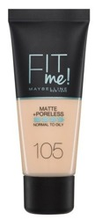 Maybelline Fit Me Podkład matujący do twarzy - 105 Natural 30ml