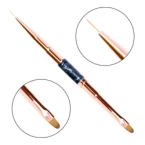 Clavier Pędzelek Dwustronny do Zdobień Żelu 9mm- nr12