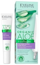 Eveline Cosmetics Organic Aloe+Collagen Płynne płatki pod oczy redukujące zmarszczki i "kurze łapki" 20ml