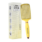 Sister Young Ovia Hair Brush Szczotka do rozczesywania włosów z włosiem z dzika LMN1041 - Żółta