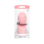 Real Techniques Miracle Powder Sponge 2pack Gąbka do kosmetyków w pudrze