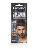 Delia Cameleo Men Coloring Shampoo Szamponetka koloryzująca dla mężczyzn - 4.0 Medium Brown 15ml